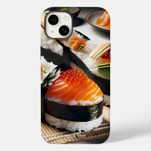 Fantasy Schattigee stijlvolle sushi schoenen Case-Mate iPhone Case (Achterkant)