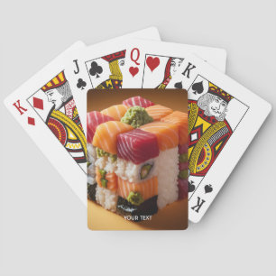 Fantasy Schattigee Sushi kleine kubus Pokerkaarten