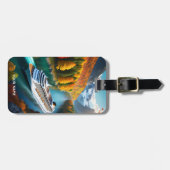 Fantasy Schattigee Vivid Cruise Liner River Bagagelabel (Voorkant horizontaal)