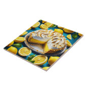 Fantasy Schattigee Vivid Lemon Meringue Pie Tegeltje (Zijkant)