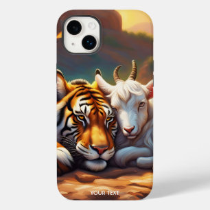 Fantasy Schattigee Vivid Sleeping Tiger Goat Case-Mate iPhone 14 Plus Hoesje