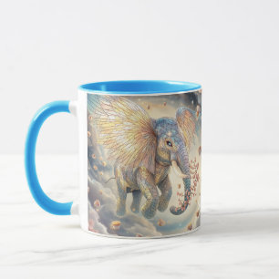 Fantasy Schattigee vliegende olifant Sakura Mok