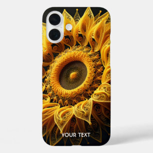 Fantasy Schattigee Zonnebloem Garens iPhone 16 Plus Hoesje