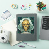 Fantasy Sci-Fi van de Drone Bee Skull Sticker (iPad Cover)