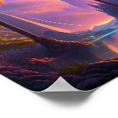 Fantasy Science Fiction Landscape Poster (Hoek)