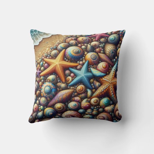 Fantasy Seashore cushions  Kussen (Achterkant)