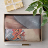 Fantasy Silver Waterverf Zeemeermin Tissuepapier (Geschenk)