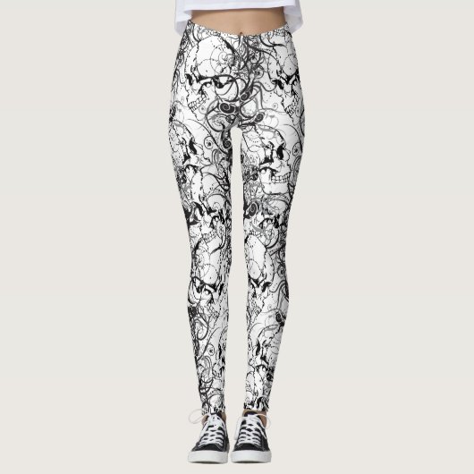 Fantasy Skulls Leggings (Voorkant)