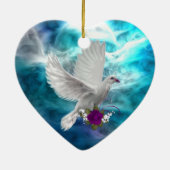 Fantasy Sky Siren Keramisch Ornament (Achterkant)