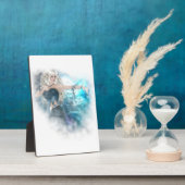 Fantasy Sky Siren Vignette Fotoplaat (Zijkant)