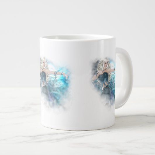 Fantasy Sky Siren Vignette Jumbo Mok (Voorkant rechts)