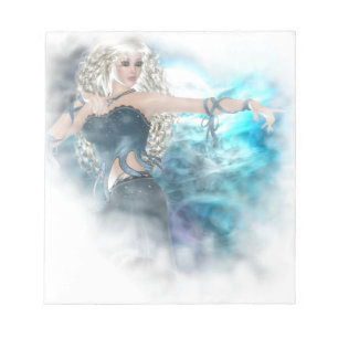 Fantasy Sky Siren Vignette Notitieblok