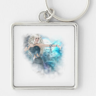 Fantasy Sky Siren Vignette Sleutelhanger