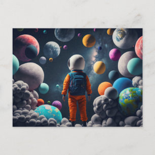 Fantasy Space Kind Briefkaart