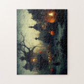 Fantasy Spooky Halloween Night Legpuzzel (Verticaal)