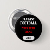 Fantasy Sports - Uw teamnaam - Button (Voorkant /achterkant)
