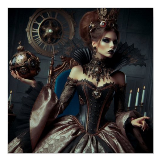Fantasy Sprookje Elegant Evil Queen Perfect Poster (Voorkant)