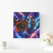 Fantasy Square wall clock Vierkante Klok (Huis)