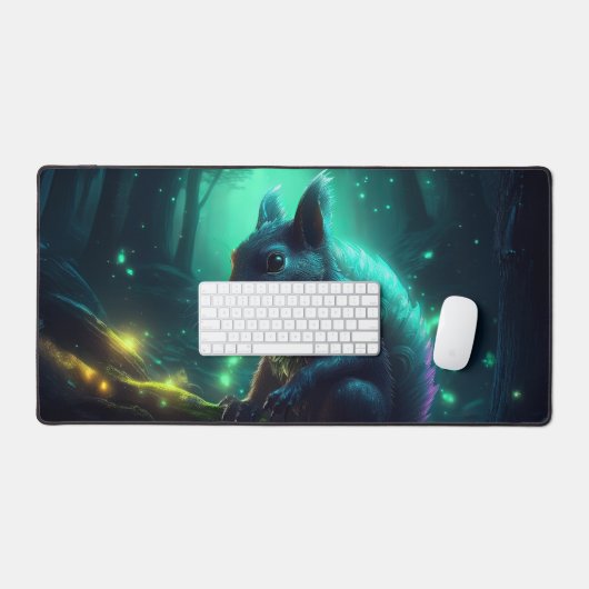 Fantasy Squirrel Desk Mat (Keyboard & Muis)