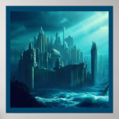 Fantasy Stad van Atlantis 1 Poster (Voorkant)