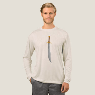 Fantasy Stalen Dolk Illustratie Tri-Blend Shirt