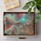 Fantasy Steampunk Alice On Mushroom Decoupage Tissuepapier (Geschenk)