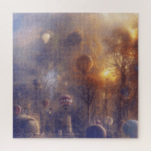 Fantasy Steampunk  Hot Air-ballonnen Legpuzzel