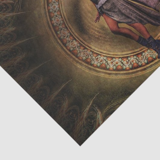 fantasy Steampunk Lady B Tissuepapier (Detail)