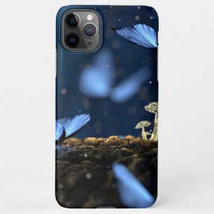 Fantasy Style Butterflies en paddenstoelen in het  iPhone 11Pro Max Hoesje