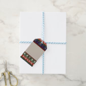 Fantasy Style Ugly Sweater Pattern Gift Labels Cadeaulabel (Met Touw)
