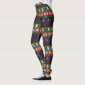 Fantasy Style Ugly Sweater Pattern-Leggings Leggings (Links)