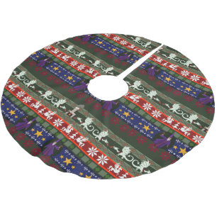 Fantasy Style Ugly Sweater Pattern Pensed Polyes Kerstboom Rok