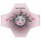 Fantasy Sun  Face Pink Grey Voetbal (Enkel)