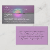 Fantasy Sunset (2) - sjabloon voor visitekaartjes (Voorkant / Achterkant)