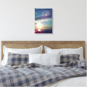 Fantasy Sunset 4 op Canvas Afdruk (Insitu (Slaapkamer))
