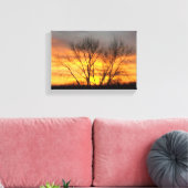 Fantasy Sunset 6 Canvas Afdruk (Insitu (Woonkamer))
