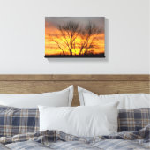 Fantasy Sunset 6 Canvas Afdruk (Insitu (Slaapkamer))