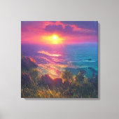 Fantasy Sunset Canvas Afdruk (Voorkant)