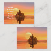 Fantasy Sunset Visitekaartje (Voorkant / Achterkant)