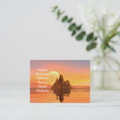 Fantasy Sunset Visitekaartje (Staand voorkant)