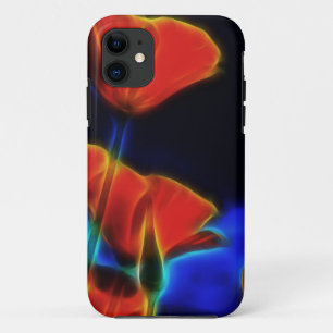 Fantasy Surreal California Poppies iPhone 11 Hoesje