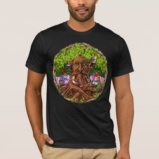Fantasy Talking Tree T-shirt (Voorkant)