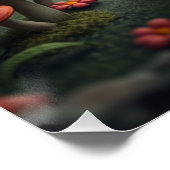 Fantasy Teckel Puppy Art Perfect Poster (Hoek)