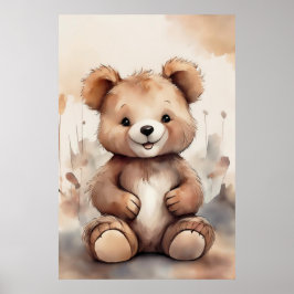 Fantasy Teddy Bear Poster