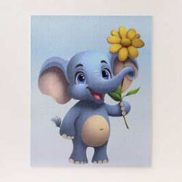 Fantasy tekenfilm olifant legpuzzel