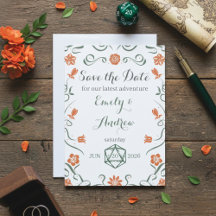 Fantasy thema save the date