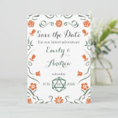 Fantasy thema save the date (Staand voorkant)