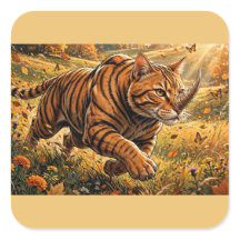 Fantasy Tijgerkat – Gouden Herfst Avontuur