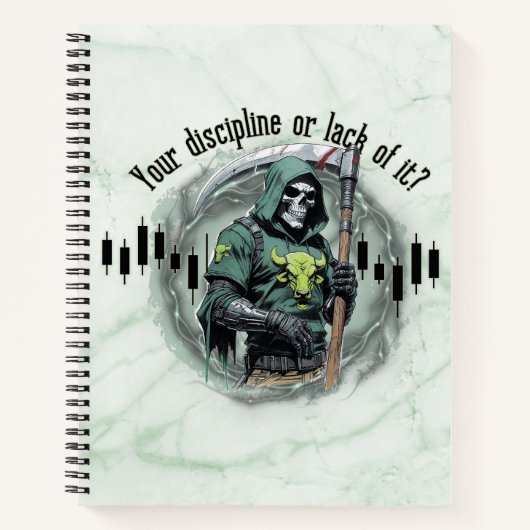  Fantasy trade design | Grim Reaper |  motivation Notitieboek (Voorkant)