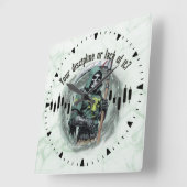 Fantasy trade design | Grim Reaper | motivation Vierkante Klok (Hoek)